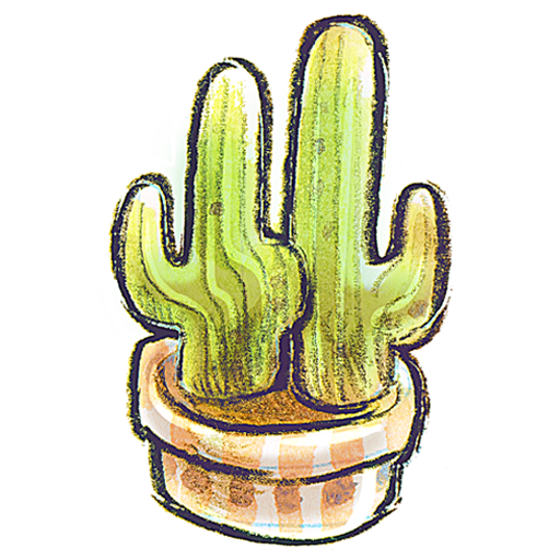 Cacti, Flowerpot, g Icon