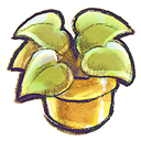 Flowerpot, g, Plant Icon