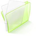 Dossier, Green, Papier Icon