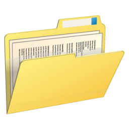 Contents, Folder, With Icon