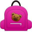 Girl, Schoolbag Icon