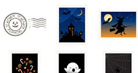 Halloween Stamps Icons