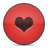 Button, Heart, Red Icon