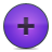Button, Plus, Violet Icon