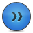Blue, Button, Fastforward Icon