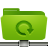 Backup, Folder, Green, Remote Icon