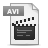 Avi, File, Movie Icon