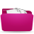Folder, Pink, Stuffed Icon