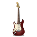 Guitar, Red, Stratocastor Icon