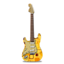 Guitar, Retropeach, Stratocastor Icon