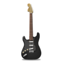 Black, Guitar, Stratocastor Icon