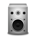 Speaker, White Icon