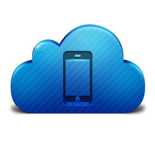Cloud, Device, Icon, Mobile Icon