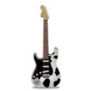 Cow, Guitar, Stratocastor Icon