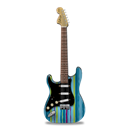 Guitar, Stratocastor, Stripes Icon