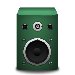 Green, Speaker Icon