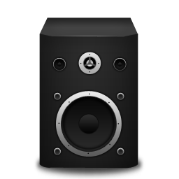 Black, Speaker Icon