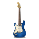 Blue, Guitar, Stratocastor Icon