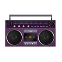 Boombox, Pink Icon