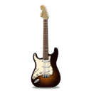 Guitar, Orange, Stratocastor Icon