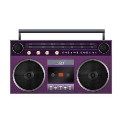 Boombox, Pink Icon