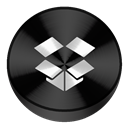 Black, Dropbox Icon