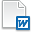 Page, White, Word Icon
