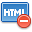 Delete, Html Icon
