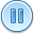 Blue, Control, Pause Icon