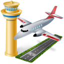 Aeroplane, Airport, Plane, Tourism, Travel Icon