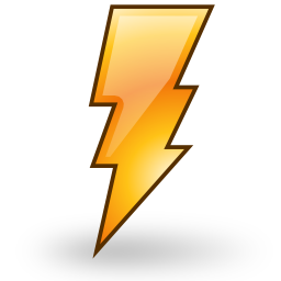 Lightning, Power, Weather Icon