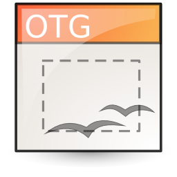 Application, Template, Vnd.Oasis.Opendocument.Graphics Icon