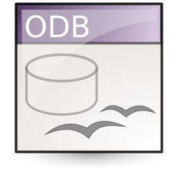Application, Vnd.Oasis.Opendocument.Database Icon