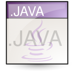 Java, Text Icon