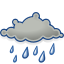 Gnome, Scattered, Showers, Weather Icon