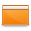 Colors, Desktop, Emblem, Gnome, Orange Icon