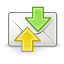 Gnome, Mail, Receive, Send Icon