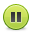 Button, Green, Pause Icon