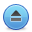 Blue, Button, Eject Icon