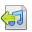 Audio, Document, Import Icon
