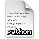Python, Source Icon
