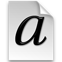 Character, Font, Type Icon