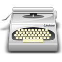 Typewriter, Wordprocessing Icon