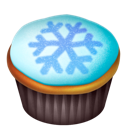 Cake, Food, Snowflake Icon