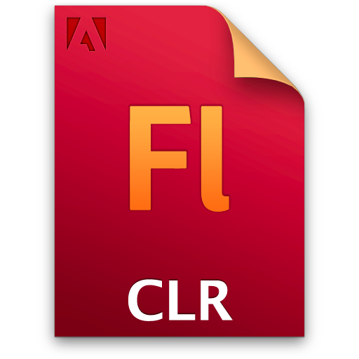 Clr, Document, File, Flash Icon