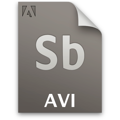 Avi, Document, File, Sb, Secondary Icon