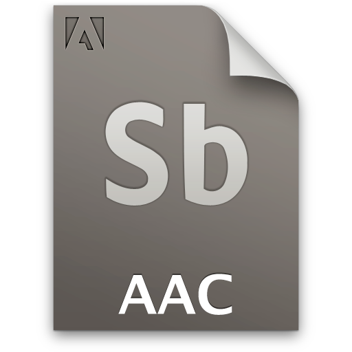 Aac, Document, File, Sb, Secondary Icon