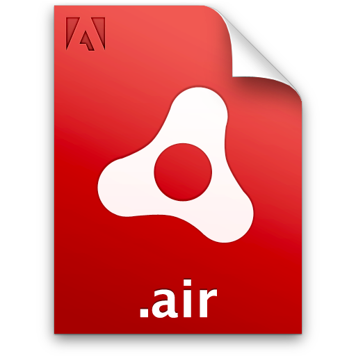 Adobe, Air, Document, File, Installer, Package Icon
