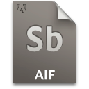 Aif, Document, File, Sb, Secondary Icon
