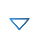 Arrow, Blue Icon